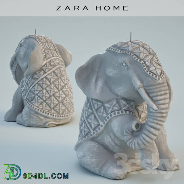 Other decorative objects - Zara home candle Seated Elephant