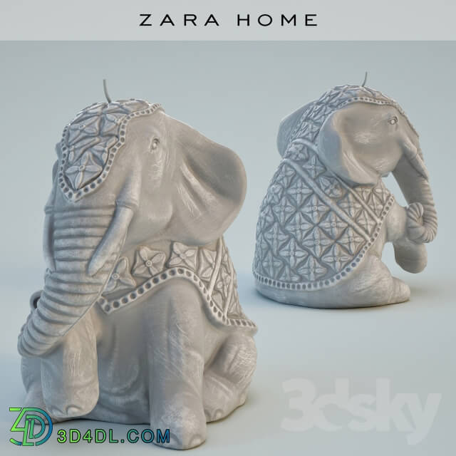 Other decorative objects - Zara home candle Seated Elephant