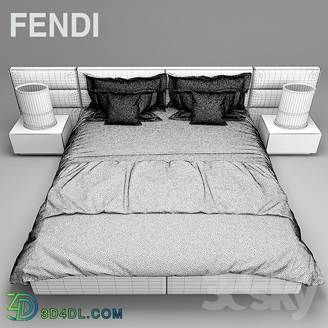 Bed - Bed fendi casa urano