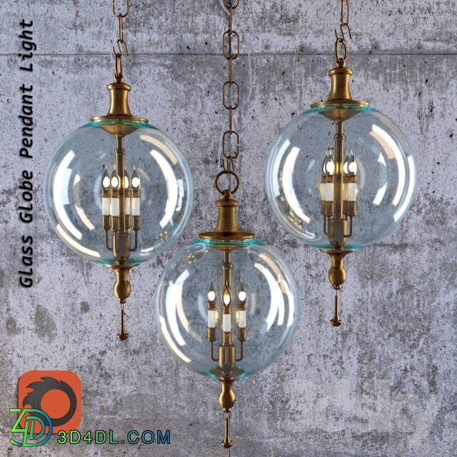 Ceiling light - Glass Globe Pendant