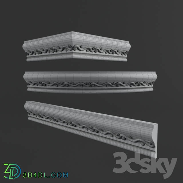 Decorative plaster - molding