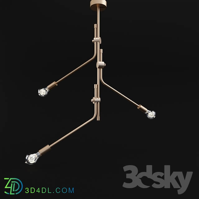 Ceiling light - handle studio _ art deco 02 _ ceiling lamp