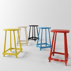 Chair - stool Gustave-Adentro 