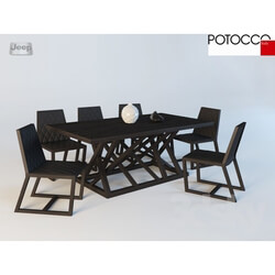 Table _ Chair - Potocco Tenso 