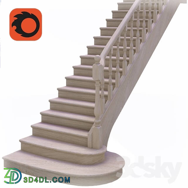 Staircase - Wooden stairs