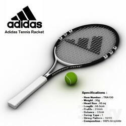 Sports - Adidas Tennis Racket 