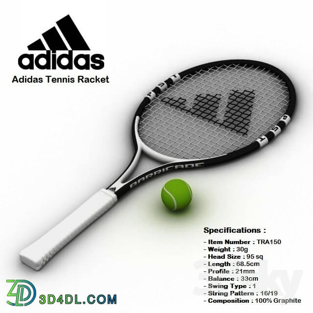 Sports - Adidas Tennis Racket