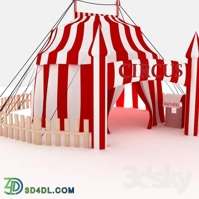 Building - Circus tent by