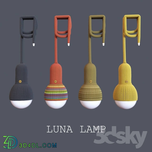 Ceiling light - Knitted lamp LunaLamp