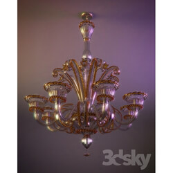 Ceiling light - Chandelier AV Mazzega 