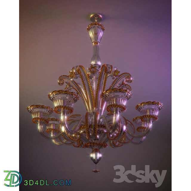 Ceiling light - Chandelier AV Mazzega