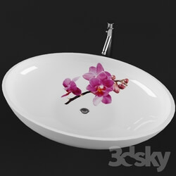 Wash basin - wash with painting 