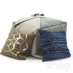 Other soft seating - pillow pouf set 