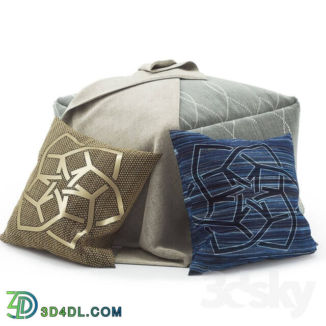 Other soft seating - pillow pouf set