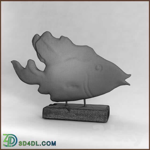 Other decorative objects - Figurine fish