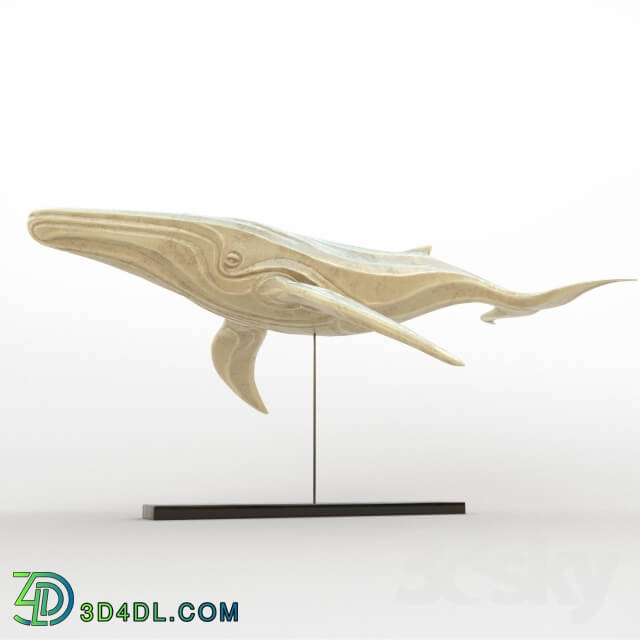 Sculpture - whale figurine