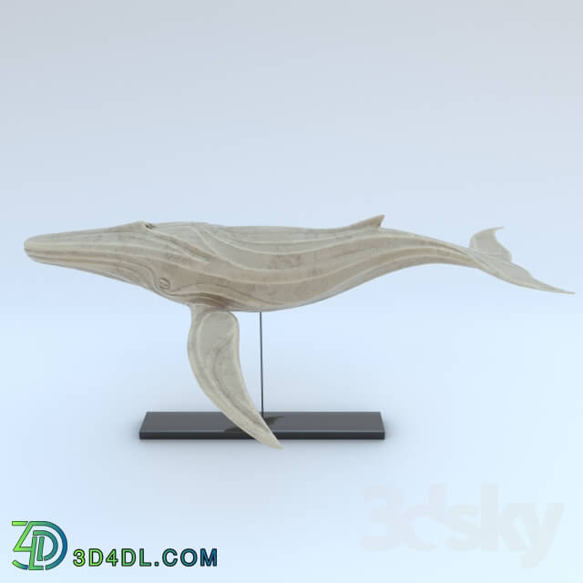 Sculpture - whale figurine