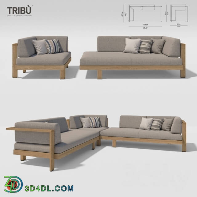 Sofa - Tribu - Pure sofa corner