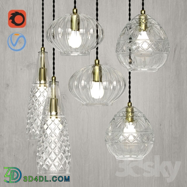 Ceiling light - Chandeliers CRYSTAL Goblet_ CRYSTAL Pithos_ Urchin