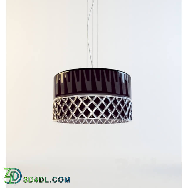 Ceiling light - Esedra Crystal Black