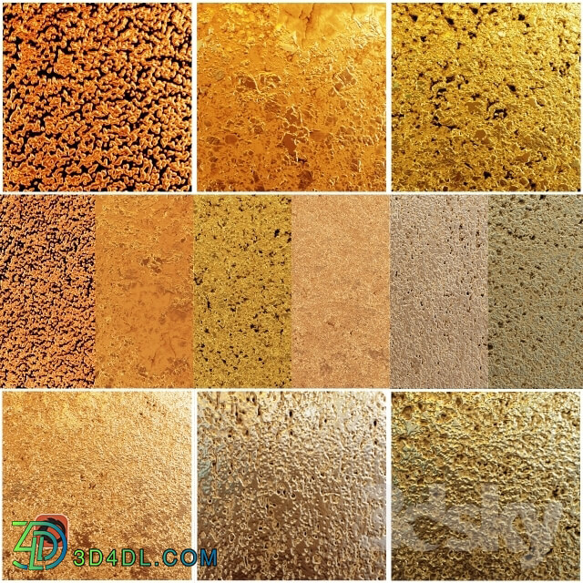 Other decorative objects - Wall panels Shades of gold