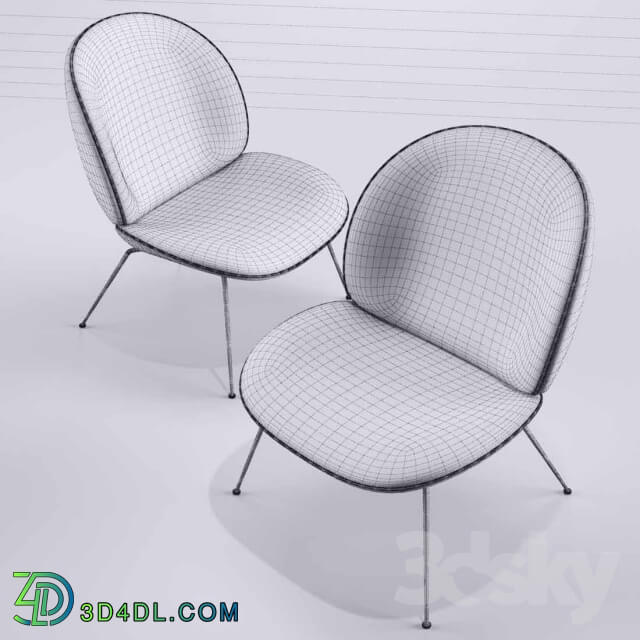 Arm chair - GUBI Beetle Lounge Chair