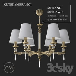 Ceiling light - KUTEK _MERANO_ MER-ZW-6 