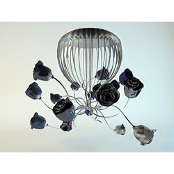 Ceiling light - Rose belle black 