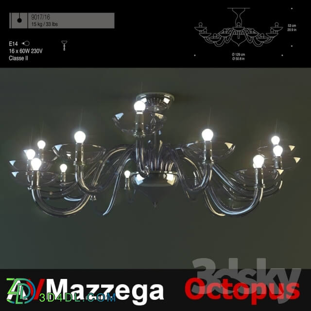 Ceiling light - AVMazzega OCTOPUS