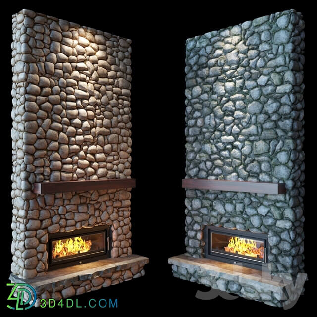 Fireplace - Fireplace _stone_