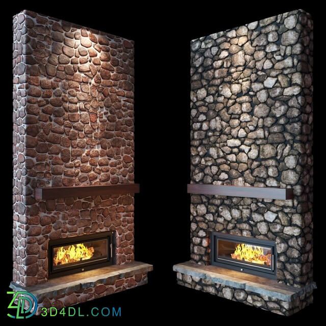 Fireplace - Fireplace _stone_