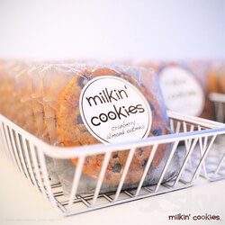 Food and drinks - Milkin __39_Cookies in basket 