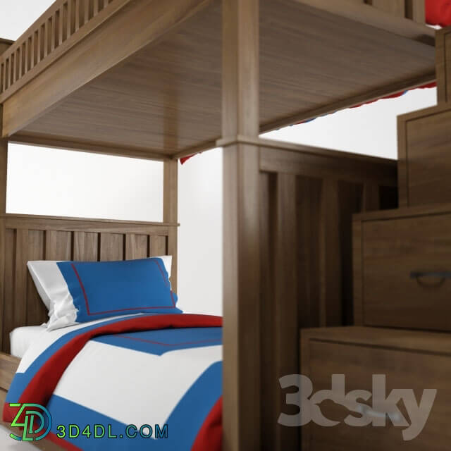 Bed - Pottery Barn bunk bed