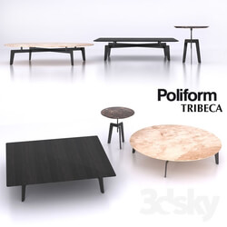 Table - Coffee table Poliform Tribeca 