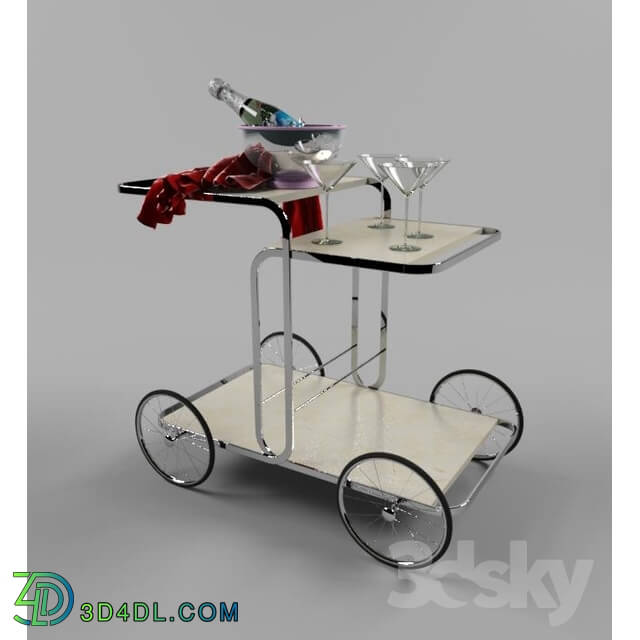 Restaurant - coffee table cart