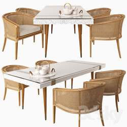 Table _ Chair - Mcguire dining set 
