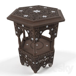 Table - coffee table middle eastern oriental 