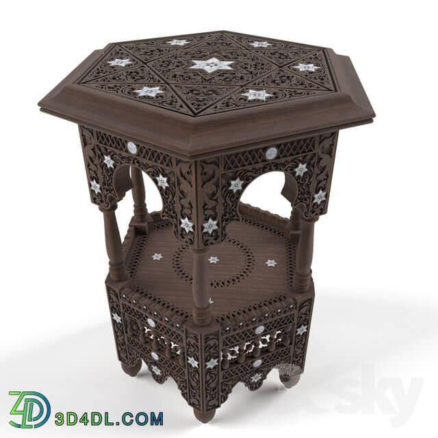 Table - coffee table middle eastern oriental