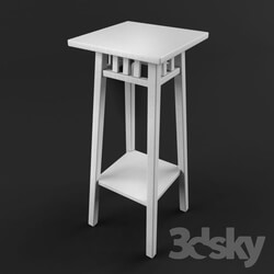 Table - LANLIV IKEA pedestal for flowers 32h32h78 see 