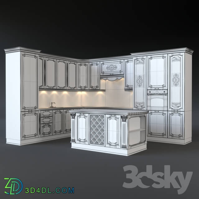 Kitchen - _Kitchen Yard_ - model Ekaterina