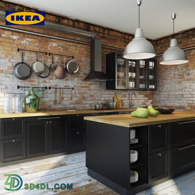 Kitchen - Kitchen IKEA Laksarbi _IKEA laxarby_