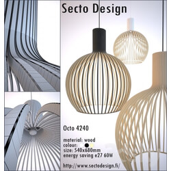 Ceiling light - Secto Design Octo 4240 
