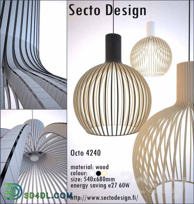 Ceiling light - Secto Design Octo 4240
