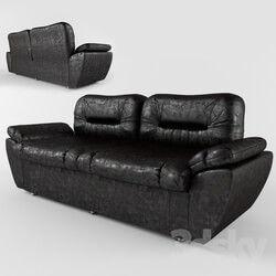 Sofa - Sofa Visit Double with elbow-rests_ kz 100_ pu 