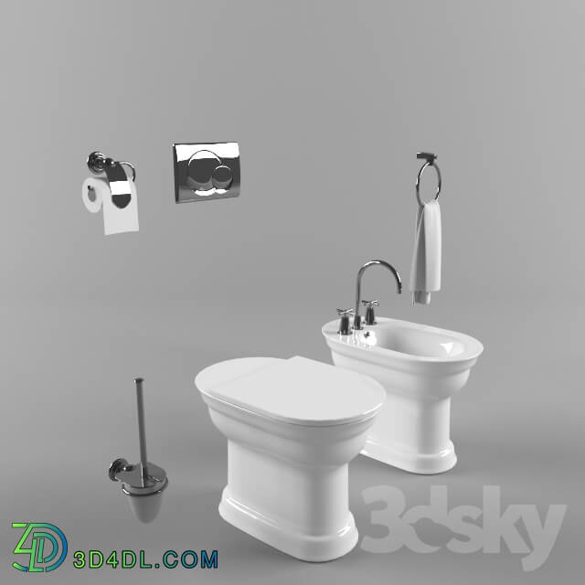 Toilet and Bidet - Hatria _ Dolcevita