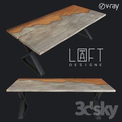 Table - Table LoftDesigne 6049 model 