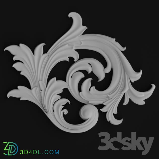 Decorative plaster - Bar 06