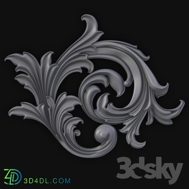 Decorative plaster - Bar 06