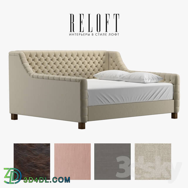 Bed - Bed-couch Devyn Tufted 103298 BLSA TWIN