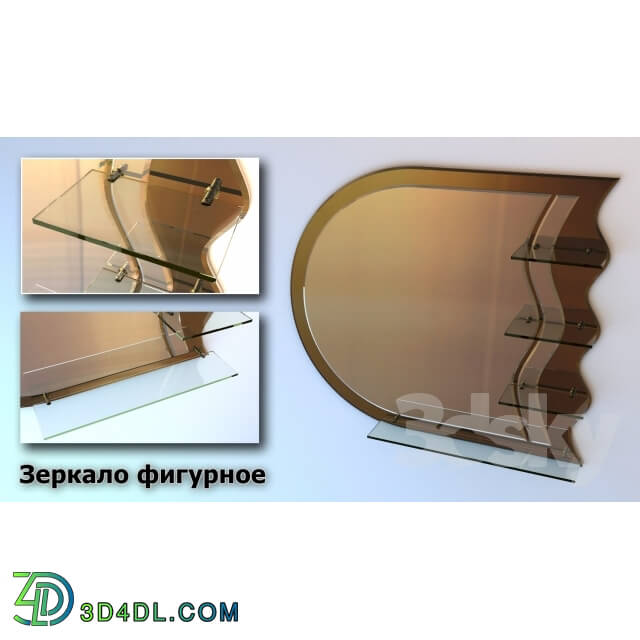 Bathroom accessories - Mirror figure